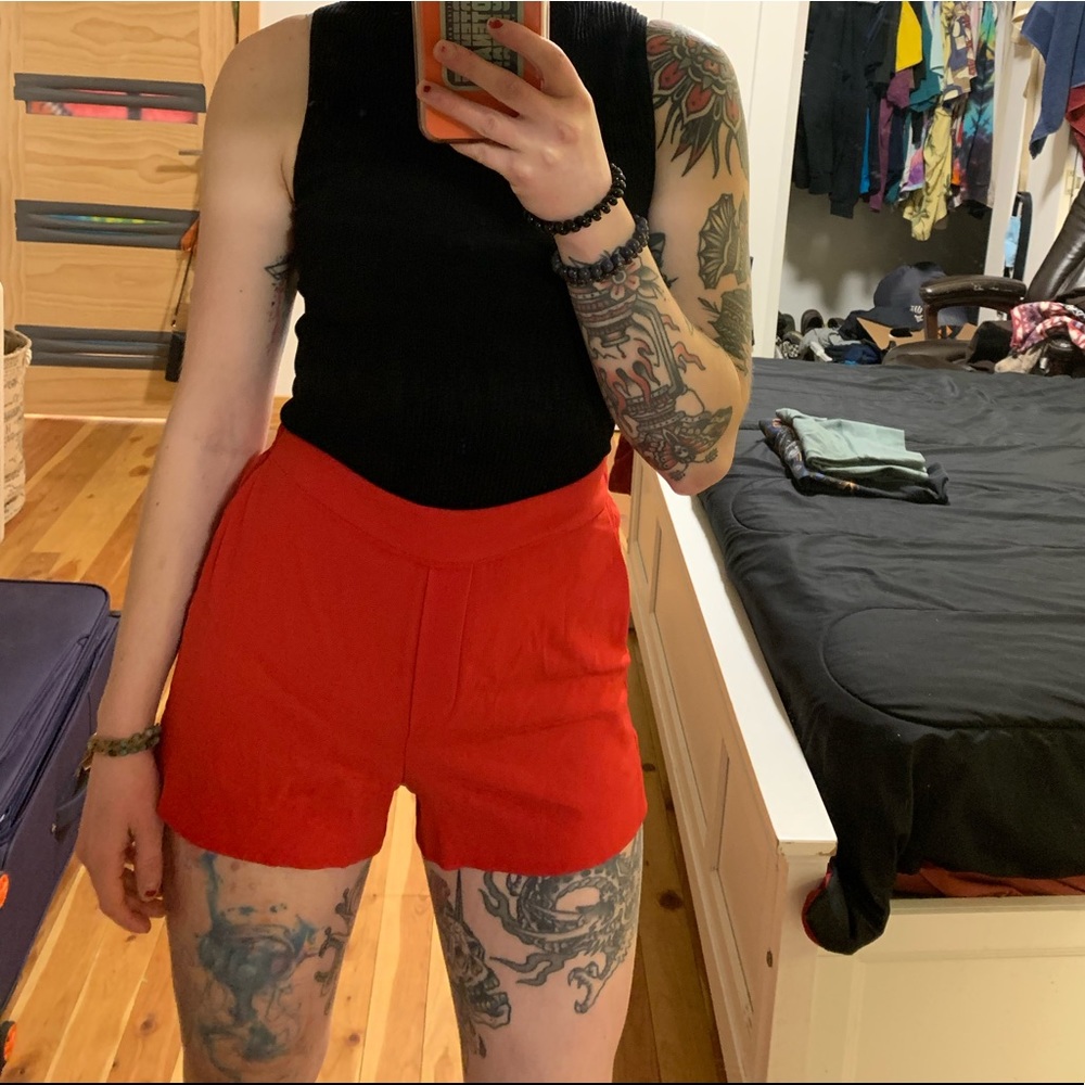 Babaton chiffon shorts